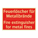 Feuerlöscher für Metallbrände - Fire extinguisher for metal fires/.../