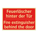 Feuerlöscher hinter der Tür - Fire extinguisher behind the door/.../
