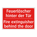 Feuerlöscher hinter der Tür - Fire extinguisher behind the door/.../