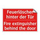 Feuerlöscher hinter der Tür - Fire extinguisher behind the door/.../