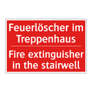Feuerlöscher im Treppenhaus - Fire extinguisher in the stairwell/.../