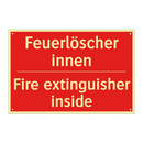 Feuerlöscher innen - Fire extinguisher inside