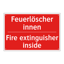 Feuerlöscher innen - Fire extinguisher inside