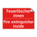 Feuerlöscher innen - Fire extinguisher inside