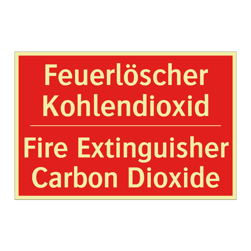 Feuerlöscher Kohlendioxid - Fire Extinguisher Carbon Dioxide/.../