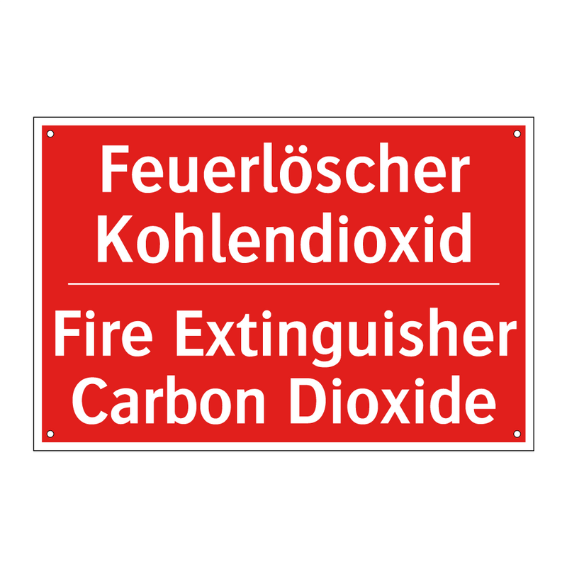 Feuerlöscher Kohlendioxid - Fire Extinguisher Carbon Dioxide/.../