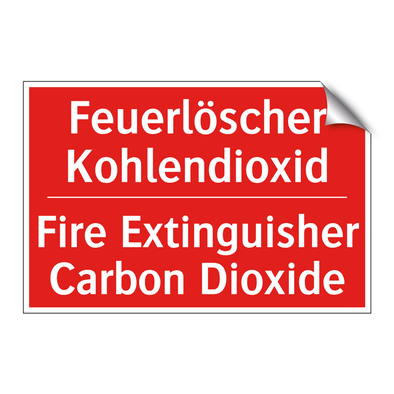 Feuerlöscher Kohlendioxid - Fire Extinguisher Carbon Dioxide/.../