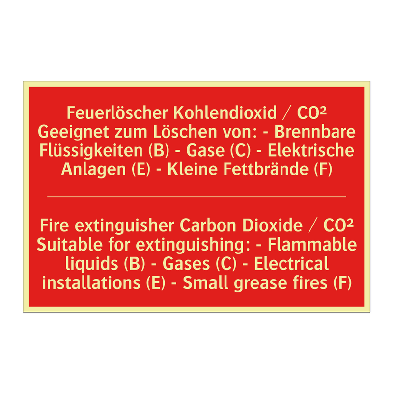 Feuerlöscher Kohlendioxid / CO² /.../ - Fire extinguisher Carbon Dioxide /.../