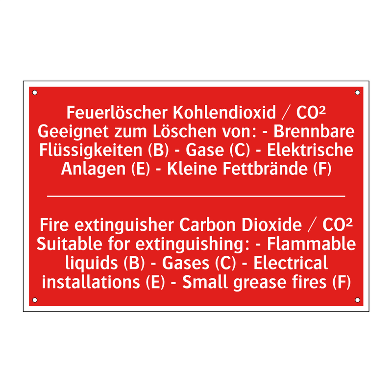 Feuerlöscher Kohlendioxid / CO² /.../ - Fire extinguisher Carbon Dioxide /.../
