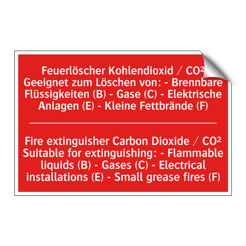 Feuerlöscher Kohlendioxid / CO² /.../ - Fire extinguisher Carbon Dioxide /.../
