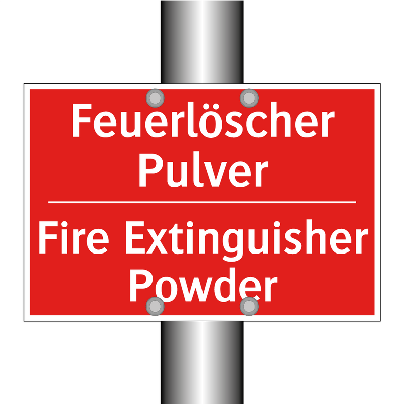 Feuerlöscher Pulver - Fire Extinguisher Powder