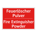 Feuerlöscher Pulver - Fire Extinguisher Powder