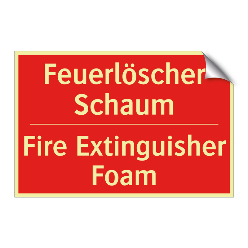 Feuerlöscher Schaum - Fire Extinguisher Foam