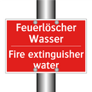 Feuerlöscher Wasser - Fire extinguisher water