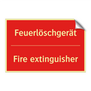 Feuerlöschgerät - Fire extinguisher