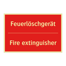 Feuerlöschgerät - Fire extinguisher