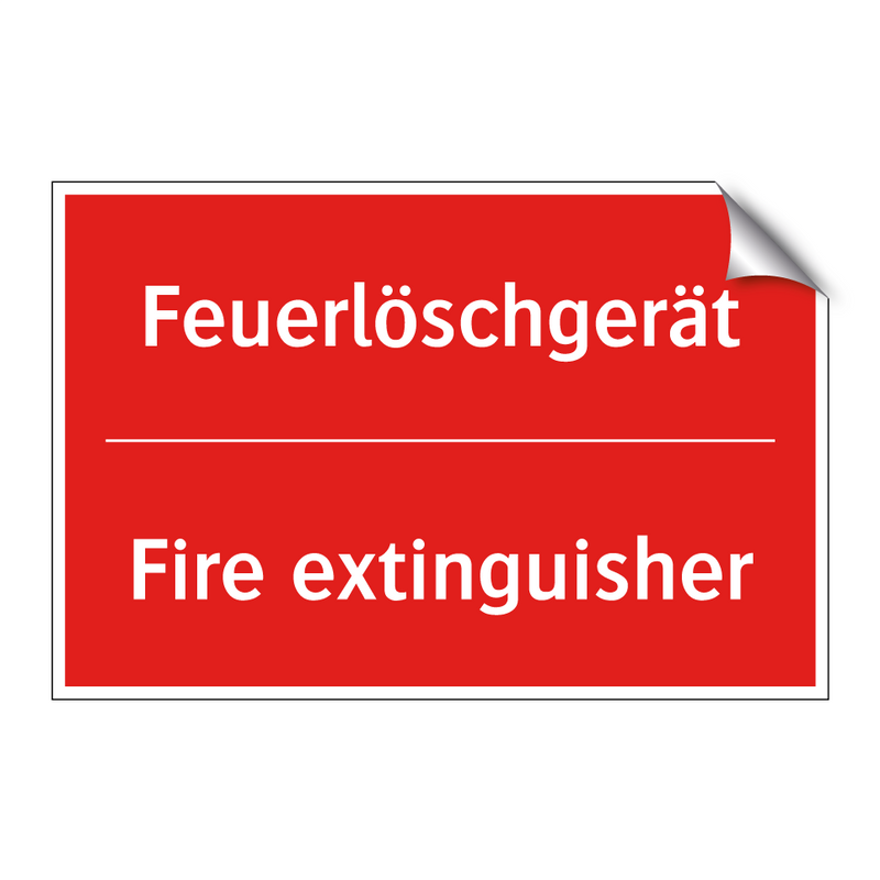 Feuerlöschgerät - Fire extinguisher