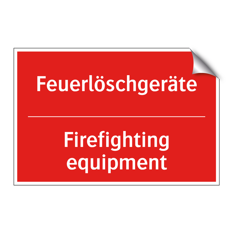 Feuerlöschgeräte - Firefighting equipment