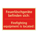 Feuerlöschgeräte befinden sich:/.../ - Firefighting equipment is located:/.../