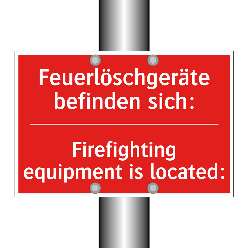 Feuerlöschgeräte befinden sich:/.../ - Firefighting equipment is located:/.../