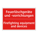 Feuerlöschgeräte und -vorrichtungen/.../ - Firefighting equipment and devices/.../
