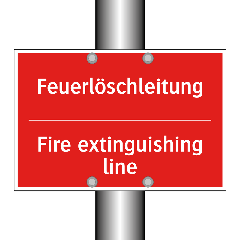 Feuerlöschleitung - Fire extinguishing line