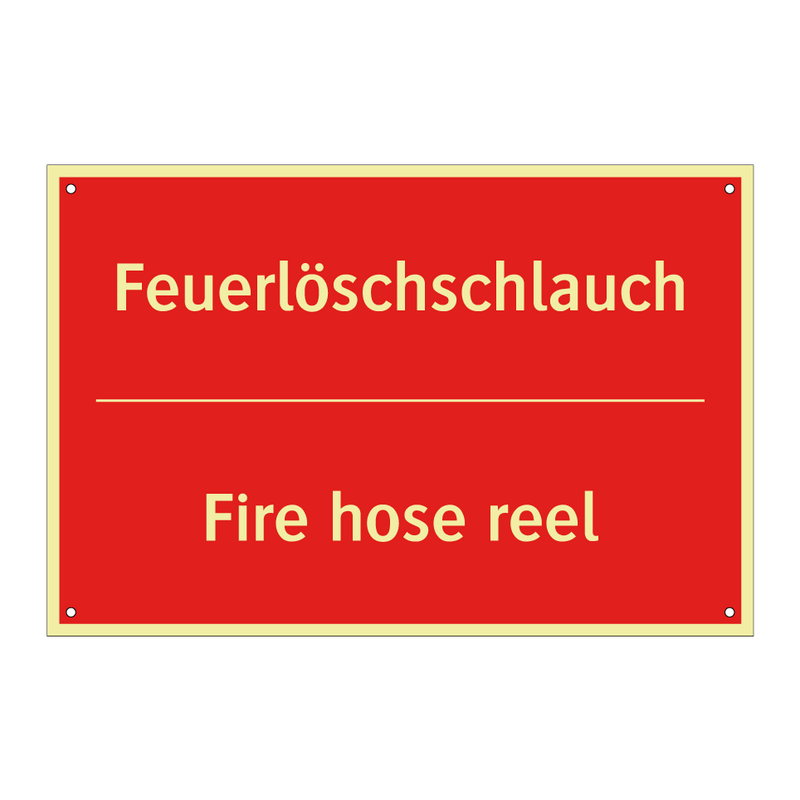 Feuerlöschschlauch - Fire hose reel