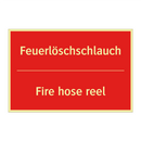 Feuerlöschschlauch - Fire hose reel