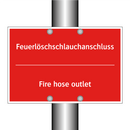Feuerlöschschlauchanschluss - Fire hose outlet
