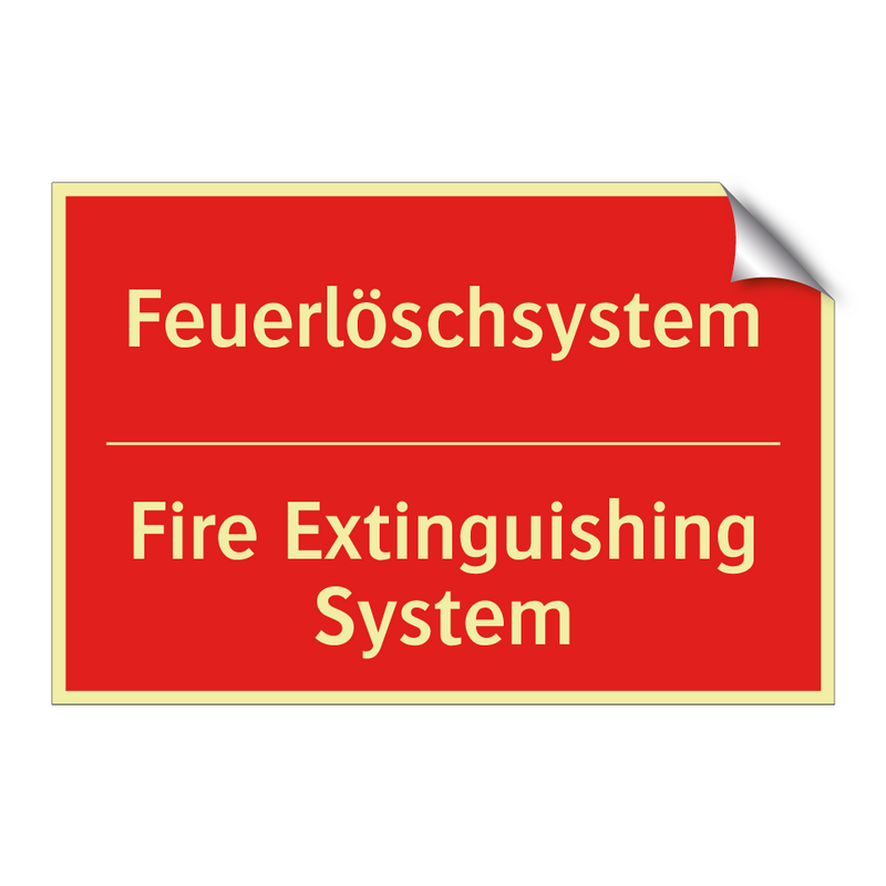 Feuerlöschsystem - Fire Extinguishing System