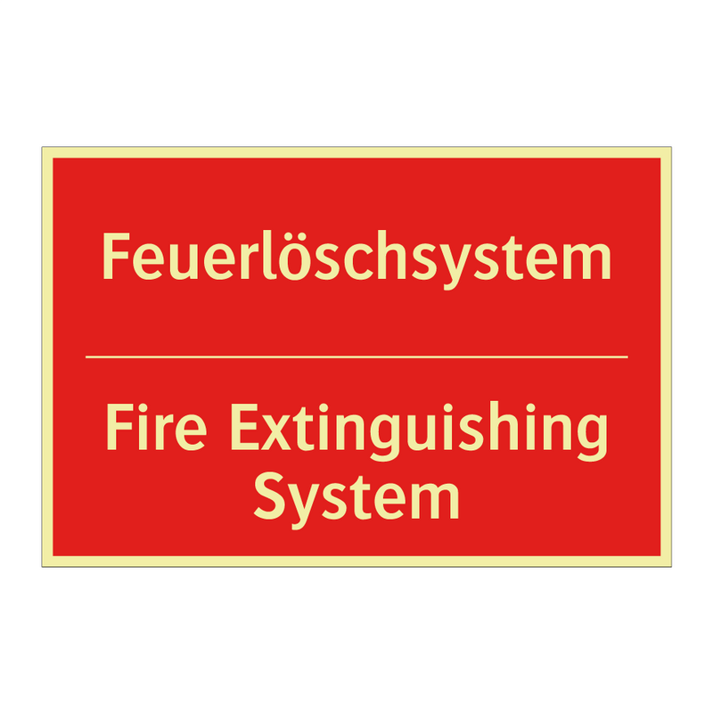 Feuerlöschsystem - Fire Extinguishing System