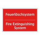 Feuerlöschsystem - Fire Extinguishing System
