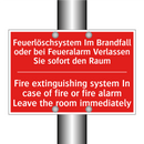 Feuerlöschsystem Im Brandfall /.../ - Fire extinguishing system In case /.../
