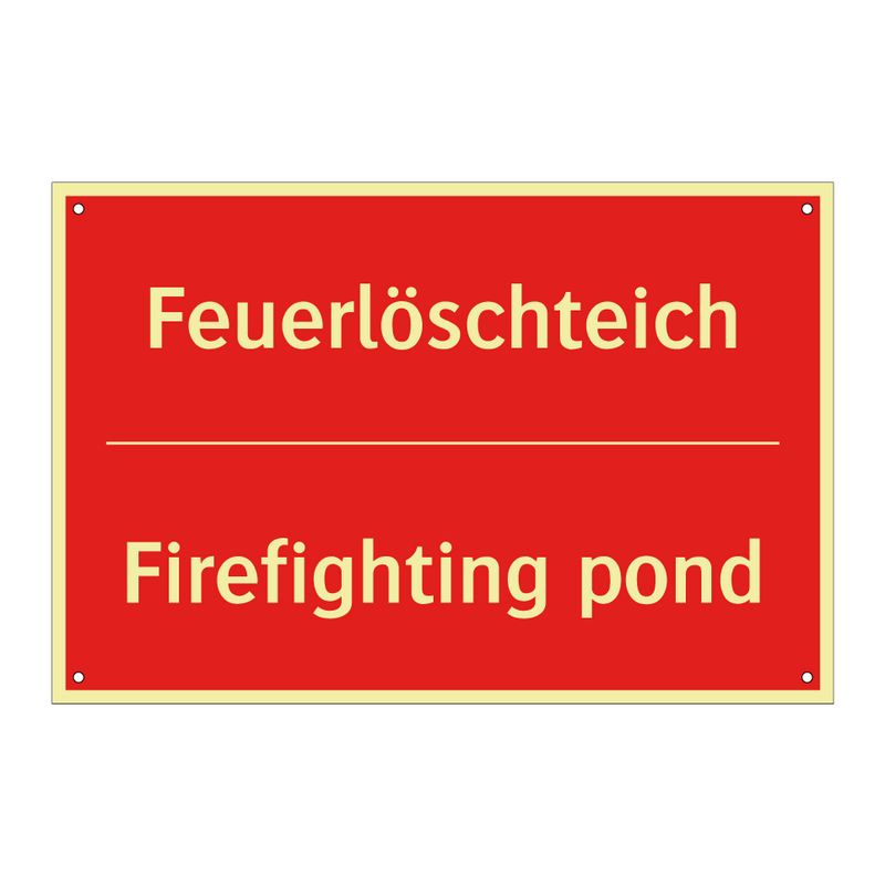 Feuerlöschteich - Firefighting pond
