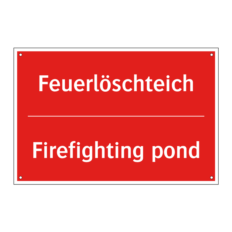 Feuerlöschteich - Firefighting pond