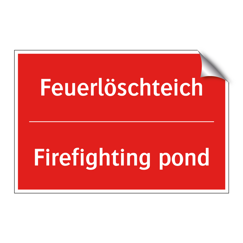 Feuerlöschteich - Firefighting pond