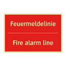 Feuermeldelinie - Fire alarm line