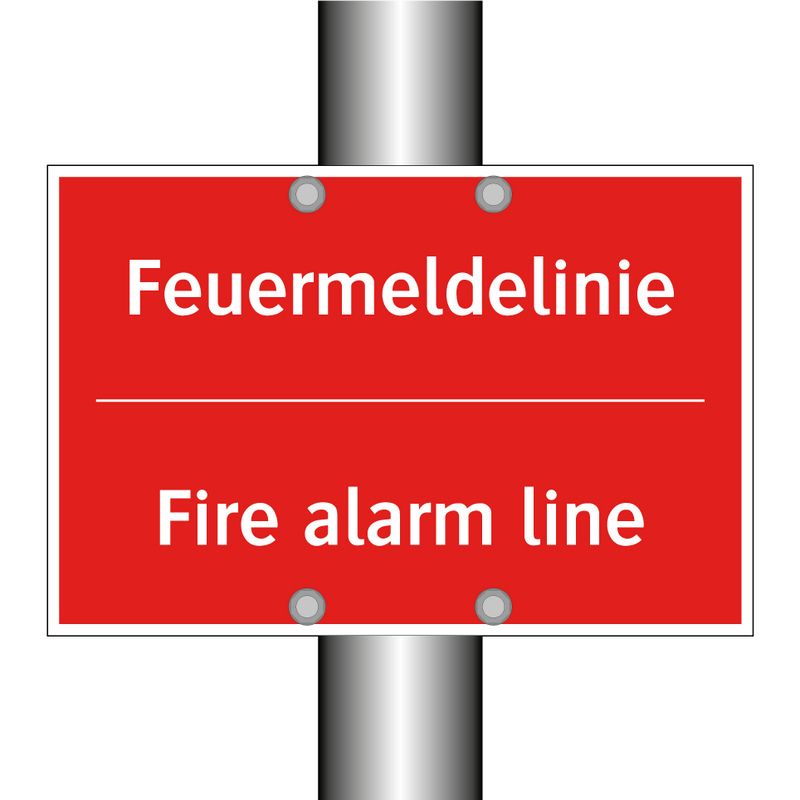 Feuermeldelinie - Fire alarm line