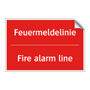 Feuermeldelinie - Fire alarm line