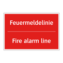 Feuermeldelinie - Fire alarm line