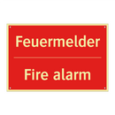 Feuermelder - Fire alarm