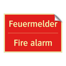 Feuermelder - Fire alarm