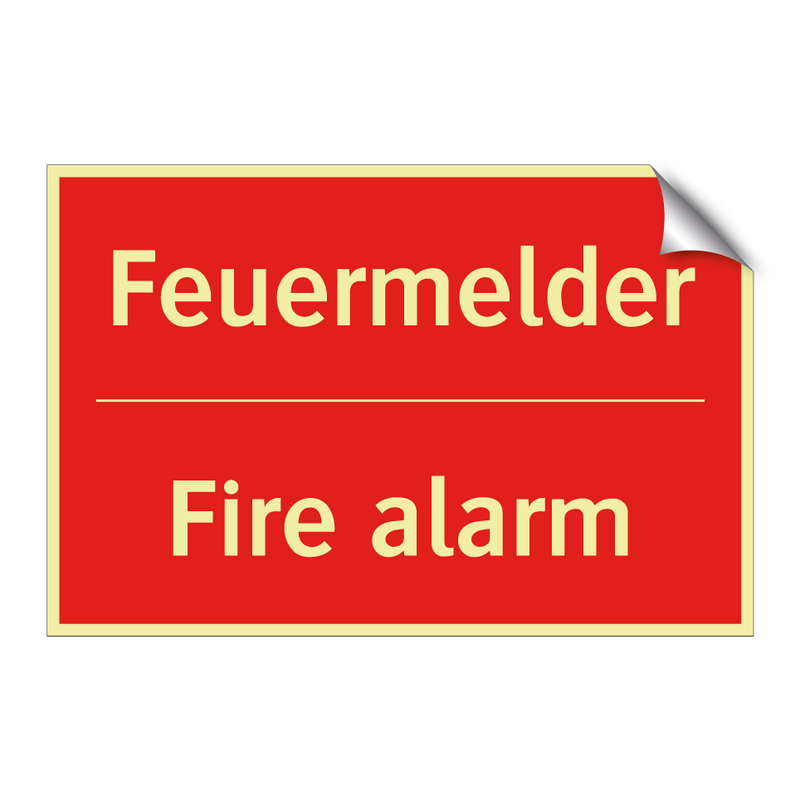 Feuermelder - Fire alarm