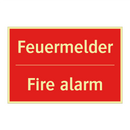 Feuermelder - Fire alarm