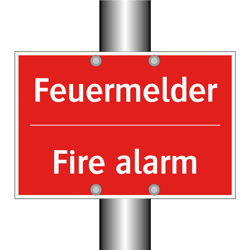 Feuermelder - Fire alarm