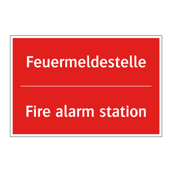 Feuermeldestelle - Fire alarm station
