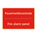 Feuermeldezentrale - Fire alarm panel