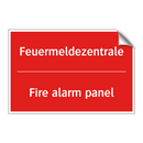Feuermeldezentrale - Fire alarm panel