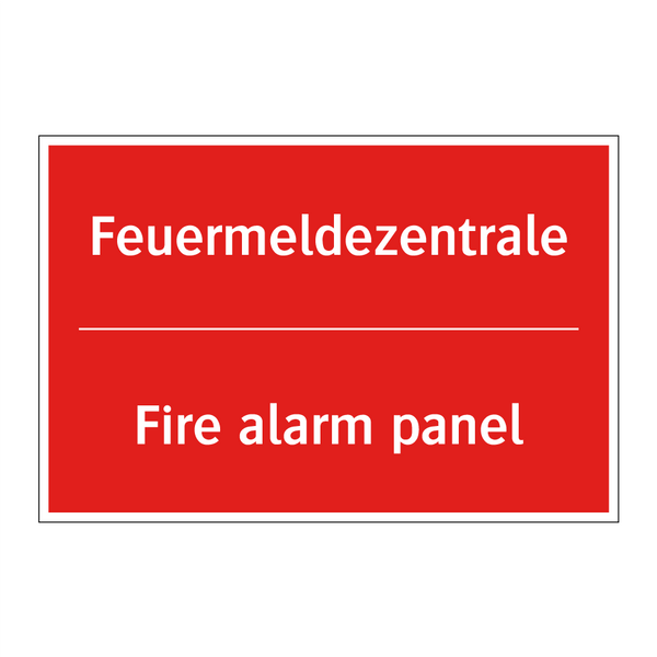 Feuermeldezentrale - Fire alarm panel