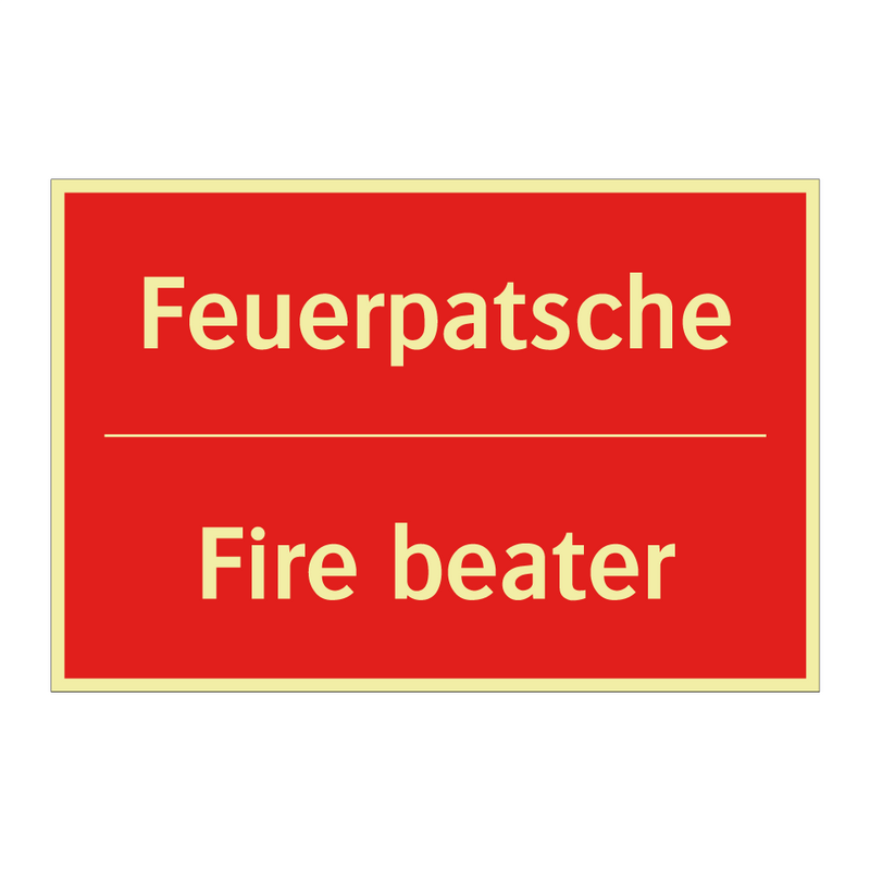 Feuerpatsche - Fire beater
